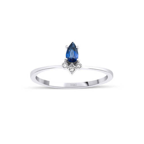 Pırlanta Renkli Yüzük - 