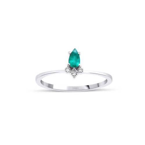 Pırlanta Renkli Yüzük - 