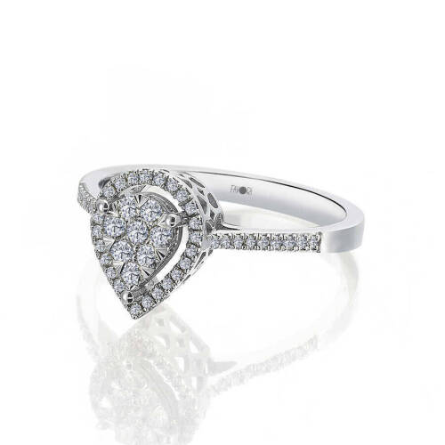 Pırlanta Taşlı Yüzük - 