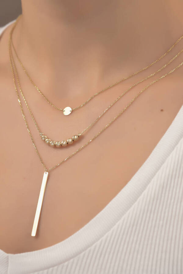 Portatif Üçlü Kombin Kolye - 1