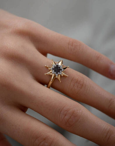 Pusula Altın Yüzük - (1)