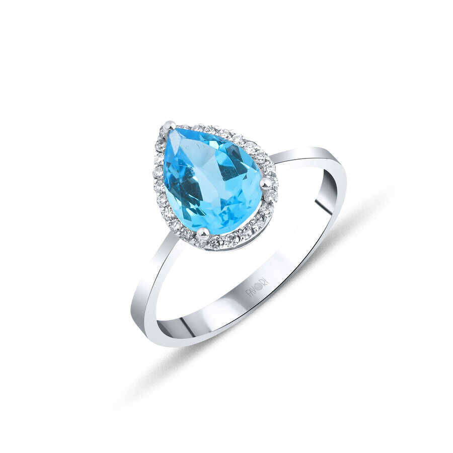 Renkli Pırlanta Yüzük - 1