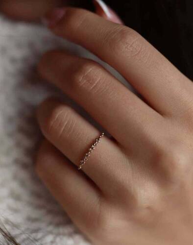 Sarmaşık Altın Yüzük - (1)