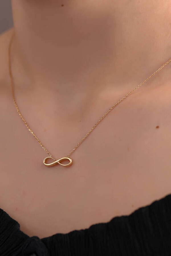 Sonsuzluk Altın Kolye - 1