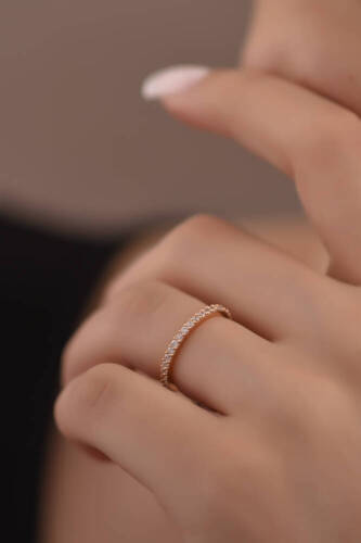 Tamtur Rose Altın Yüzük - 