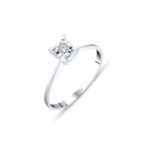 Taşlı Pırlanta Yüzük - 