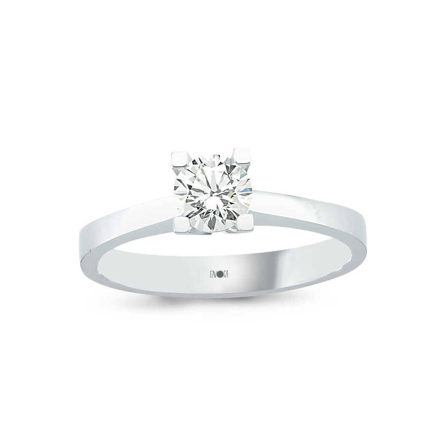 Tektaş Beyaz Altın Yüzük - 2