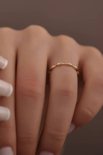 Tırtıl Altın Yüzük - 