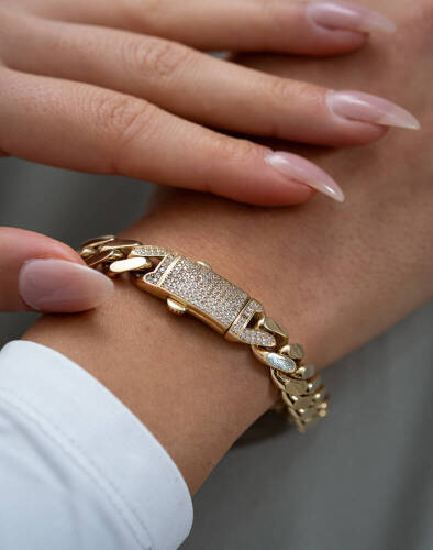 Tokası Taşlı Gurmet Altın Bileklik 2 - 