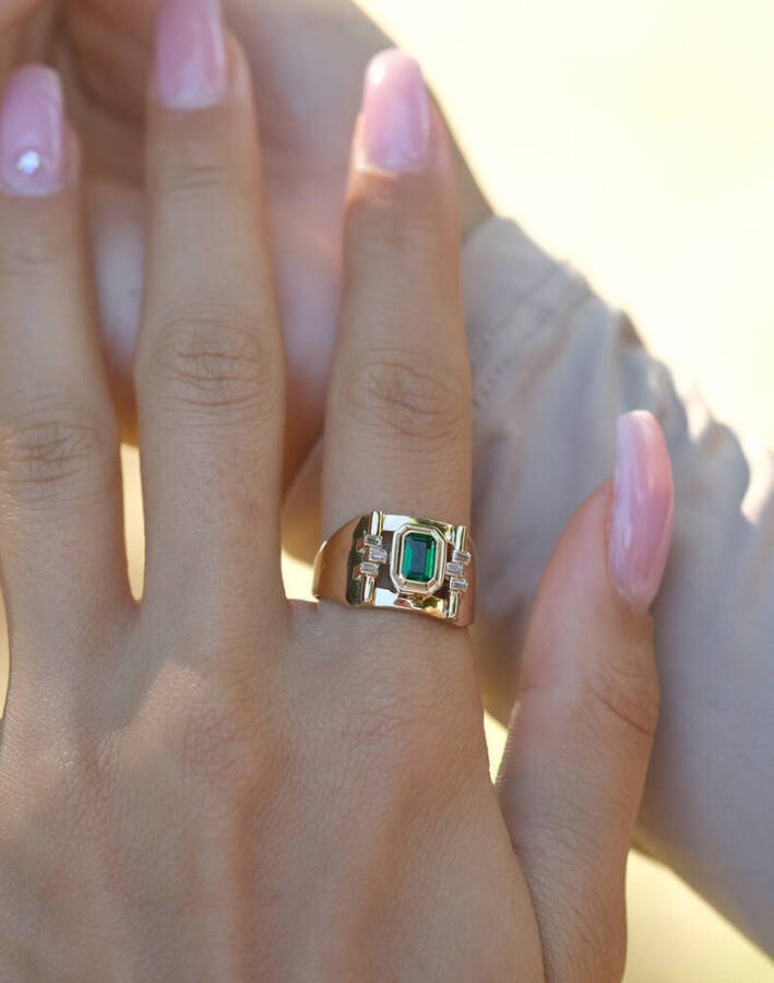 Yeşil Kemer Baget Yüzük - 1