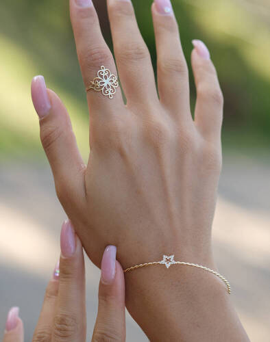 Yıldız Burgu Bileklik - (1)