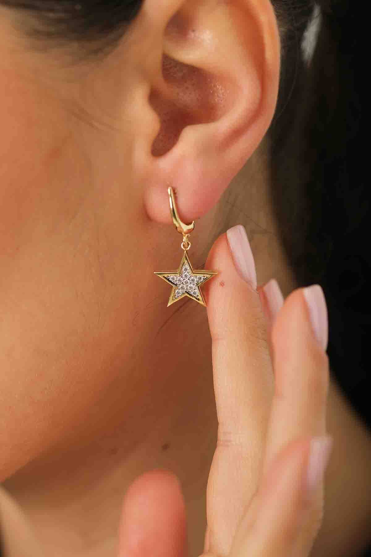 Yıldız Küpe - (1)